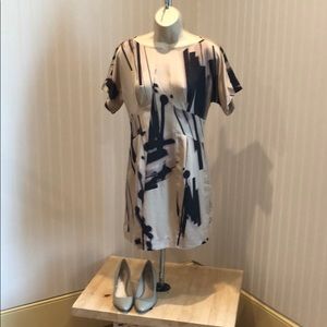 Beautiful silk abstract Sheath Dress